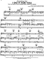 Bản nhạc I do it for you potx