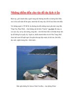 Những điểm đến cho tín đồ du lịch ở ẩn pdf
