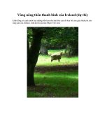 Vùng nông thôn thanh bình của Ireland (dự thi) ppsx