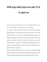 Phối hợp nhiệt hạch nơi mặt Trời và ngôi sao ppsx