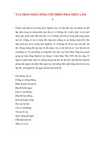 VUA TRẦN NHÂN TÔNG VỚI THIỀN PHÁI TRÚC LÂM 3 pot