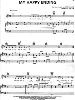 Bản nhạc My happy ending ppsx