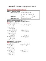 Giới hạn đạo hàm của hàm số pdf