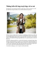 Những kiểu kết hợp tuyệt đẹp với sơ mi doc