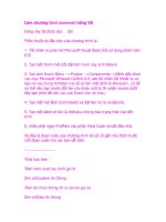 Làm chương trình bommail bằng VB pot