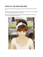 8 kiểu tóc vấn thịnh hành nhất docx