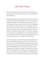 Hun Sen nhân vật xuất chúng của Campuchia - CHÚ TIỂU Ở CHÙA potx