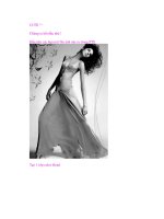 Đồ họa photoshop: Dress with water phần 1 ppt