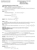 Đề thi thử toán - THPT chuyên Hạ Long docx