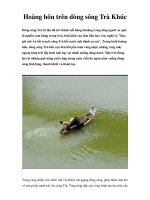 Hoàng hôn trên dòng sông Trà Khúc doc