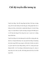 Chế độ truyền dẫn tương tự ppt