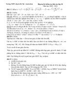 Đáp án kì thi toán lớp 10 trường THPT chuyên Hà Nội năm 2009 -2010 ppt