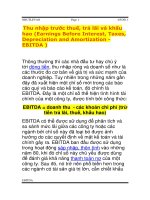 Thu nhập trước thuế, trả lãi và khấu hao ppsx