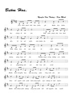 Bản nhạc Bướm hoa doc