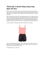 Thoải mái và duyên dáng cùng trang phục thể thao pptx