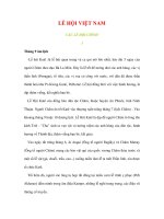 LỄ HỘI VIỆT NAMCÁC LỄ HỘI CHÍNH 3 potx