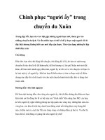 Chinh phục “người ấy” trong chuyến du Xuân doc