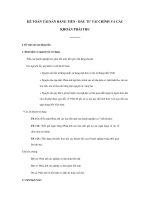 KẾ TOÁN TÀI SẢN BẰNG TIỀN - ĐẦU TƯ TÀI CHÍNH VÀ CÁC KHOẢN PHẢI THU pps