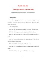 Thiết bị chữa cháy Trụ nước chữa cháy -Yêu cầu kĩ thuật - 1 pptx