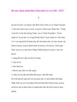 Bộ máy hành chính Hoá Châu thời Lê sơ (1428 - 1527) - 3 potx