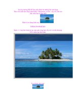 Tài liệu photoshop: Hành tinh xanh pot