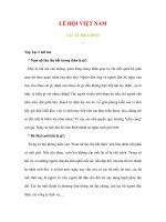 LỄ HỘI VIỆT NAMCÁC LỄ HỘI CHÍNH 7 docx