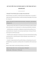 KẾ TOÁN TIÊU THỤ SẢN PHẨM, DỊCH VỤ, THU NHẬP, KẾT QUẢ KINH DOANH ppsx