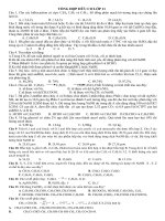 BÀI TẬP TỔNG HỢP HỮU CƠ LỚP 11 ppsx