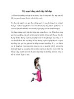 Trị mụn bằng cách tập thể dục pdf