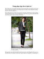 Trang phục đẹp cho cô giáo trẻ pps