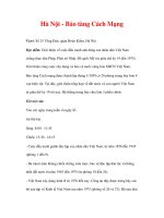 di tích lịch sử văn hóa - Hà Nội - Bảo tàng Cách Mạng pdf