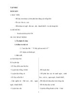 Giáo án lớp 1 năm 2011 - Tuần 29 docx