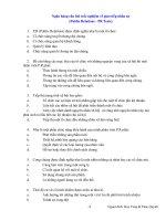 Ngân hàng câu hỏi về giao tiếp nhân sự pps