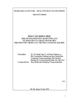 một số giải pháp đẩy mạnh công tác nữ sinh viên của đoàn thanh niên, hội sinh viên trong các trường đại học, cao đẳng