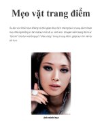 Mẹo vặt trang điểm ppsx