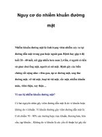 Nguy cơ do nhiễm khuẩn đường mật ppsx