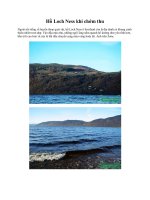 Hồ Loch Ness khi chớm thu ppt
