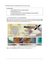 Hướng dẫn cài đặt và sử dụng môi trường Master CAM phần 1 potx