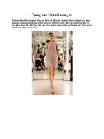 Trang nhã với thời trang hè pot