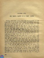 Chữ Nôm : Nguồn gốc - Cấu tạo - Diễn biến part 6 pps