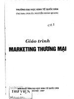 Giáo trình Marketing thương mại ppt