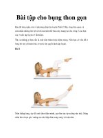 Bài tập cho bụng thon gọn ppsx