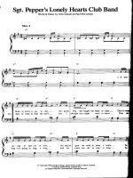 Bản nhạc Peppers lonely hearts club band docx