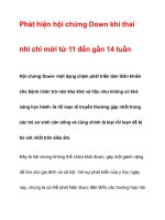 Phát hiện hội chứng Down ppsx