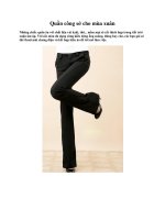 Quần công sở cho mùa xuân docx