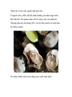 Thức ăn có lợi cho người sắp làm cha ppt