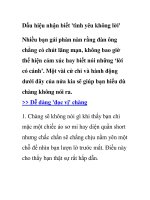 Dấu hiệu nhận biết ''''tình yêu không lời'''' ppsx