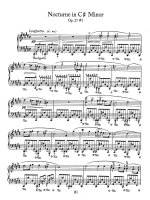 Bản nhạc Nocturnes, Op 27 pps