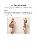 ''''Mix'''' đồ cho 7 ngày trong tuần pps