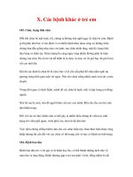 238 lời giải về bệnh tật trẻ em - Các bệnh khác ở trẻ em docx